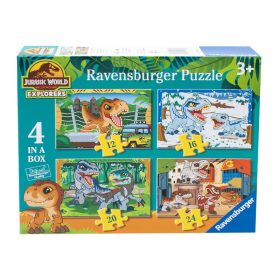 Ravensburger: Puzzle 4in1 - Jurassic world