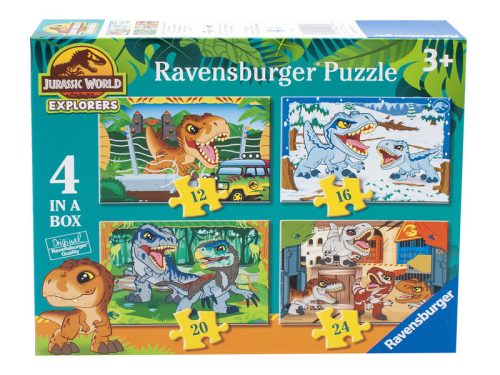 Ravensburger: Puzzle 4in1 - Jurassic world