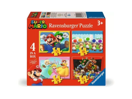 Ravensburger: Puzzle 4in1 - Super Mario