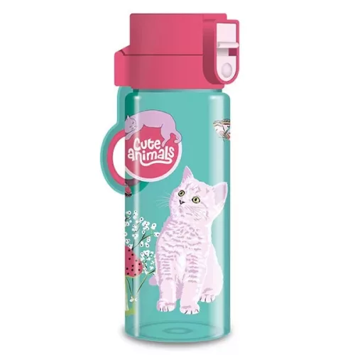 Ars Una BPA-mentes kulacs 475 ml-es - Cute Animals - Kitten