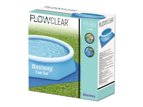 Bestway: Négyszög medence fólia alátét 244 x 244 cm-es