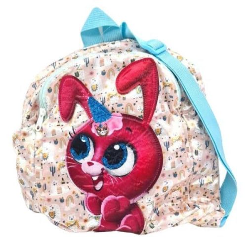 Imádnivaló Unikornis kifordítható hátizsák - Panna sötét  rózsaszín nyuszikornis