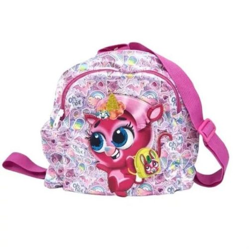 Imádnivaló Unikornis kifordítható hátizsák - Unikornéla sötét rózsaszín-fagyi mintás