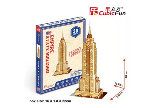 CubicFun: 3D puzzle - Empire State Building 24 db-os