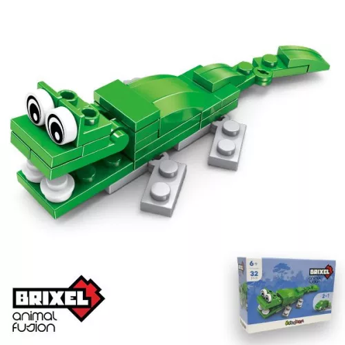 Brixel: Animal fusion állatépítő játék – krokodil