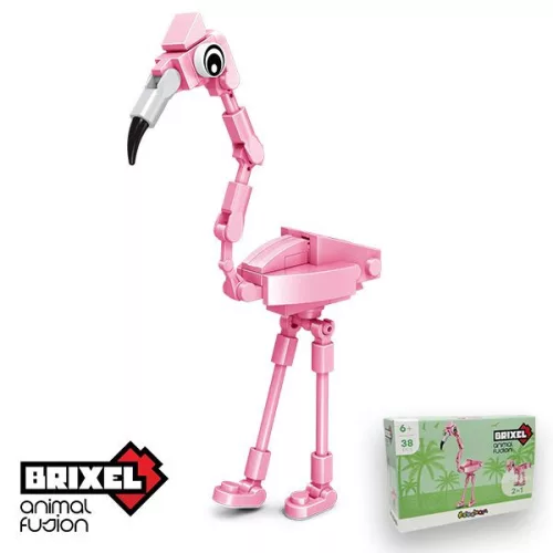 Brixel: Animal fusion állatépítő játék – flamingó