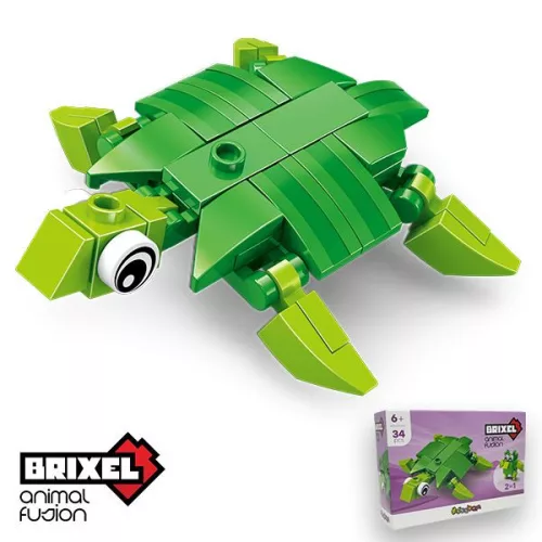 Brixel: Animal fusion állatépítő játék – teknős