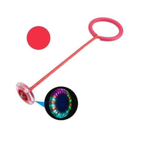 Skip ball - bokalabda LED-es világítással - piros