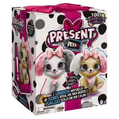 Present Pets - Meglepetés interaktív kutyus, rózsaszín
