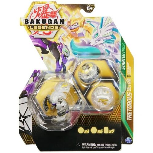 Bakugan Kezdő csomag - Tretorous (átlátszó)