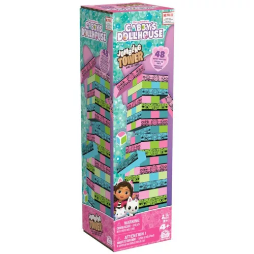 Gabi babaháza - Színes toronyépítő jenga társasjáték