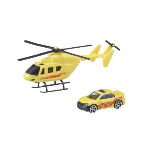 Teamsterz mentőegység - helikopter és autó - mentő