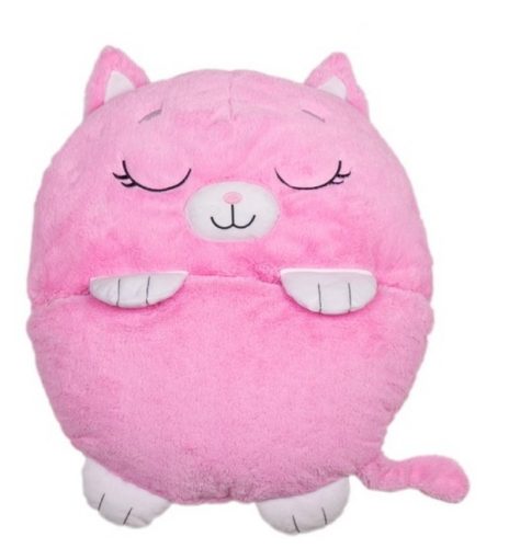 Happy Napper 2 az 1-ben hálózsák – nagy pink cica - 168 cm-es