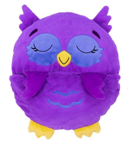 Happy Napper 2 az 1-ben hálózsák – lila bagoly - 168 cm-es