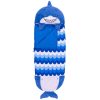 Happy Napper 2 az 1-ben hálózsák – kék cápa - 168 cm-es