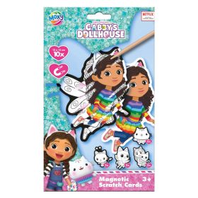 Gabi babaháza képkarcoló készlet mágnessel 10 db-os