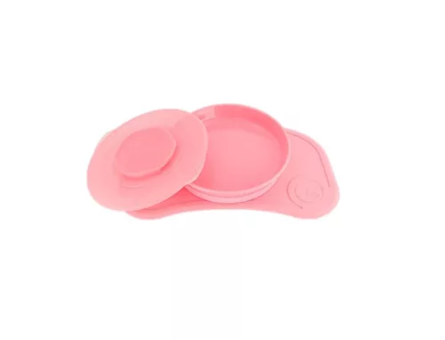 Twistshake Click-Mat Mini étkészlet, pink