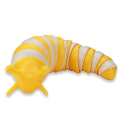 Slugzy fidget játék - sárga-fehér