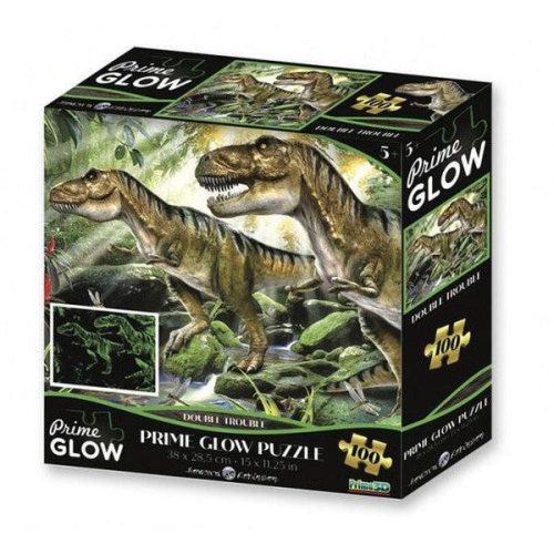T-Rex fluoreszkáló 100 db-os puzzle