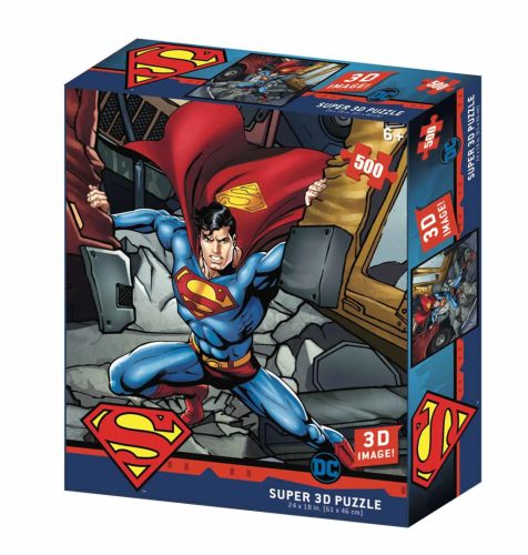 DC Superman: A Legyőzhetetlen 3D-s puzzle 500 db-os