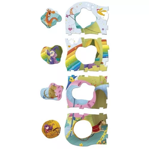 Educa: A hercegnő vára 8 az 1-ben puzzle 48 db-os