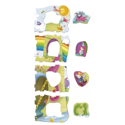 Educa: A hercegnő vára 8 az 1-ben puzzle 48 db-os