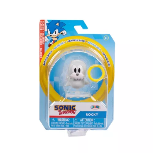 Sonic, a sündisznó játékfigura 6 cm-es - Rocky