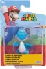 Nintendo: Super Mario játékfigura 6 cm-es - Light Blue Yoshi