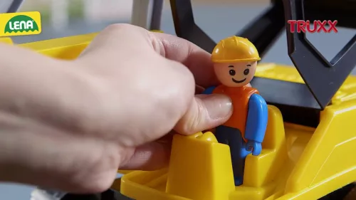 Lena: Truxx markológép játékautó 36 cm-es