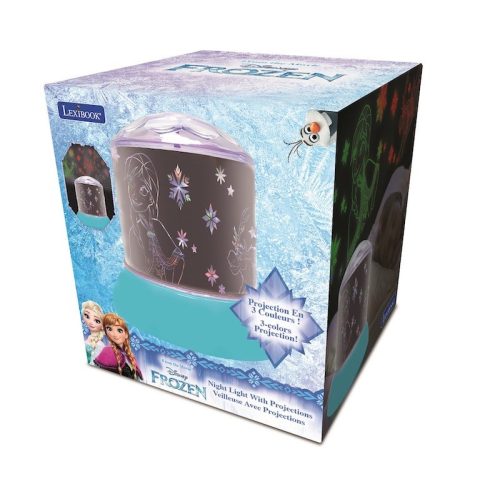 Lexibook: Disney Jégvarázs - Mennyezeti projektor forgó éjszakai fénnyel