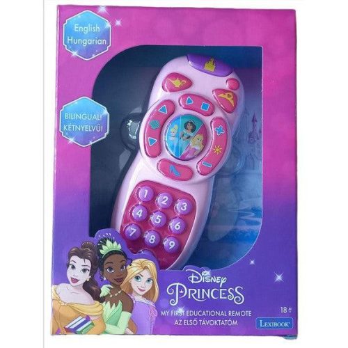 Disney hercegnők - Lexibook kétnyelvű magyarul és angolul beszélő oktató távirányító