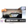 City Service - Rendőrautó fény és hangeffekttel 1:20 - fekete