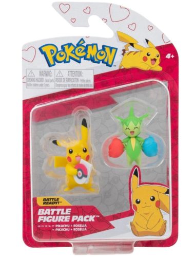Pokémon játékfigura csomag 2 db-os - Posalia és Valentin napi Pikachu