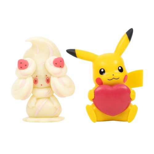 Pokémon játékfigura csomag 2 db-os - Alcremie és Valentin napi Pikachu