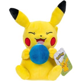Pokémon plüssfigura 20 cm-es - Pikachu oran bogyóval