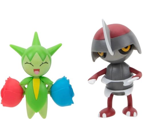 Pokémon játékfigura csomag 2 db-os - Pawniard és Roselia 5 cm-es