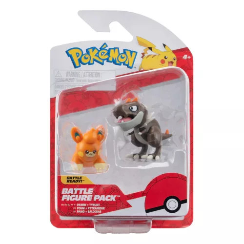 Pokémon játékfigura csomag 2 db-os - Tyrunt és Pawmi 5 cm-es