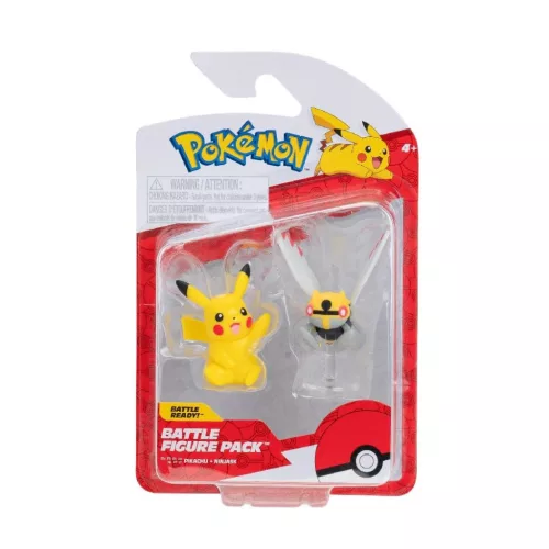 Pokémon játékfigura csomag 2 db-os - Ninjask és Pikachu 5 cm-es
