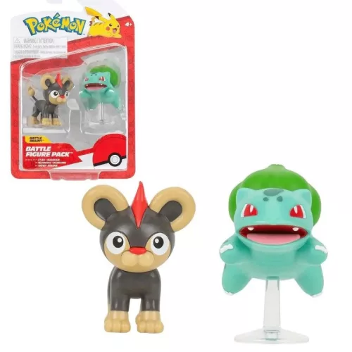 Pokémon játékfigura csomag 2 db-os - Litleo és Bulbasaur