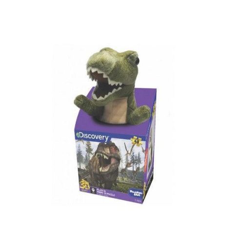 Tyrannosaurus 48 db-os puzzle plüss játékkal