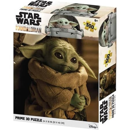 Disney: Star Wars - The Mandalorian Yoda 3D puzzle 500 db-os