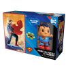 DC Comics: Superman 3D puzzle 300 db-os, 10 cm-es ajándék műanyag figurával