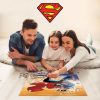 DC Comics: Superman 3D puzzle 300 db-os, 10 cm-es ajándék műanyag figurával