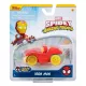 Marvel: Spidey és csodálatos barátai Diecast fém játékautó 7,5 cm – Vasember
