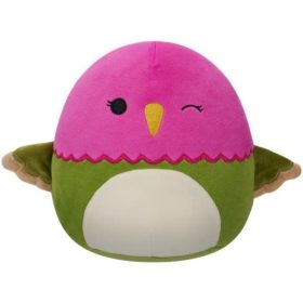   Squishmallows - Nalma a rózsaszín-zöld kacsintó kolibri 20 cm-es