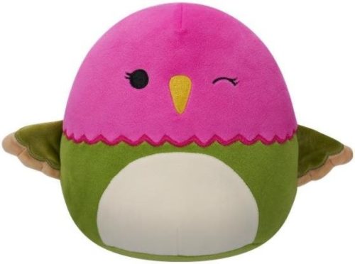 Squishmallows - Nalma a rózsaszín-zöld kacsintó kolibri 20 cm-es