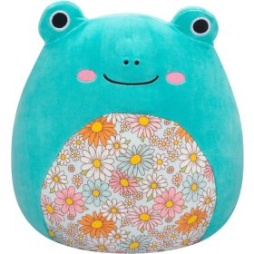   Squishmallows plüssfigura 20 cm-es – Robert, a vízibéka virágos hassal