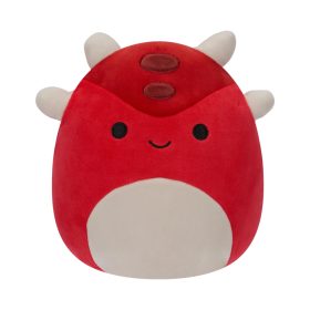  Squishmallows plüssfigura 20 cm-es - Sergio, a piros páncélos dínó