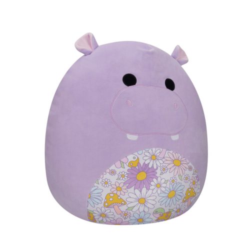 Squishmallows plüssfigura 20 cm-es - Hanna, a lila viziló virágos hassal