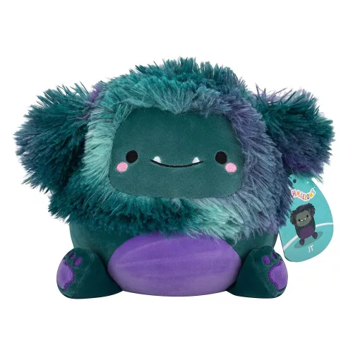 Squishmallows plüssfigura 19 cm-es – JT, a sötétkék nagylábú